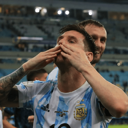 Figurinhas de Messi Argentina para WhatsApp