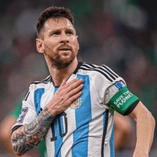 Figurinha de Messi Argentina para WhatsApp (3 de 14)