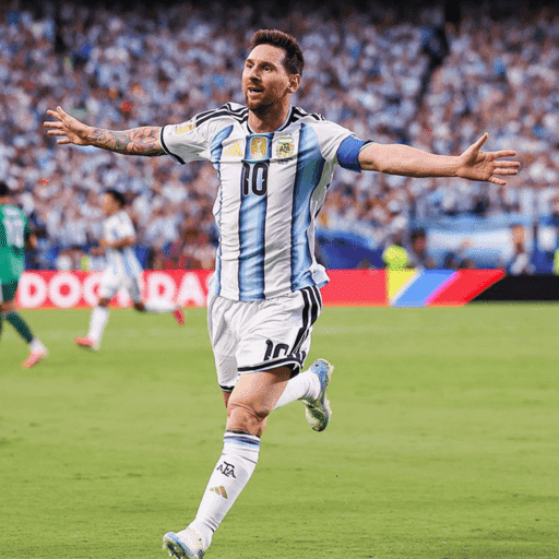 Figurinhas de Messi Argentina para WhatsApp