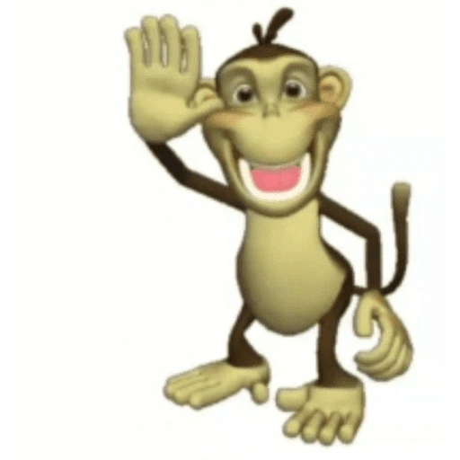 Figurinha de monos 2 para WhatsApp (3 de 10)