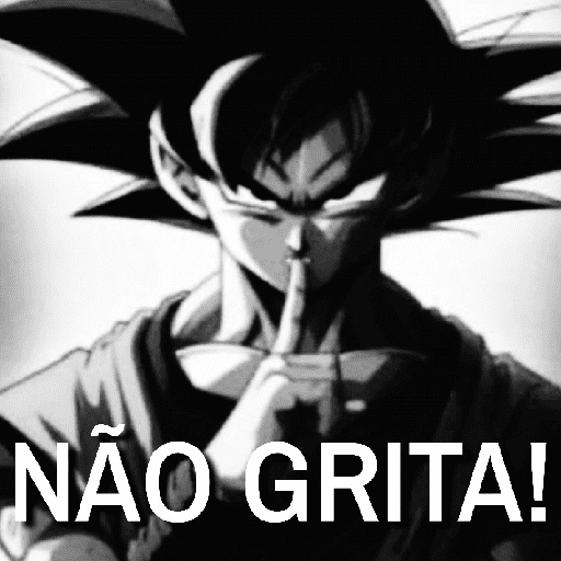 Figurinha de NÃO GRITA 🤫 para WhatsApp (12 de 29)