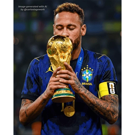 Figurinha de Neymar jr Brasil (6 de 11)