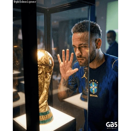 Figurinha de Neymar jr Brasil (10 de 11)