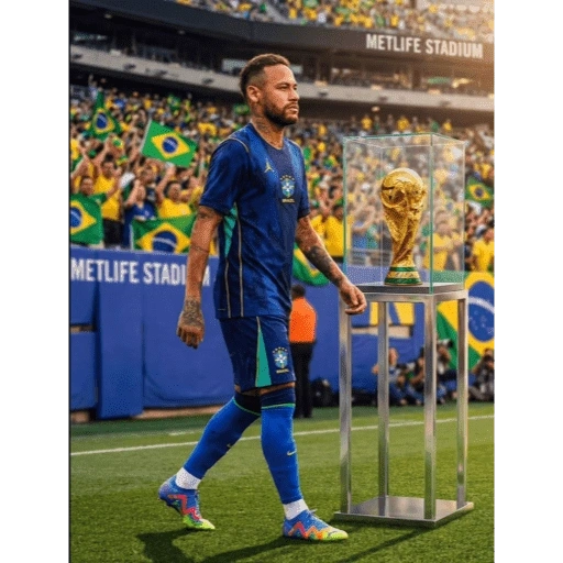 Figurinha de Neymar jr Brasil (11 de 11)