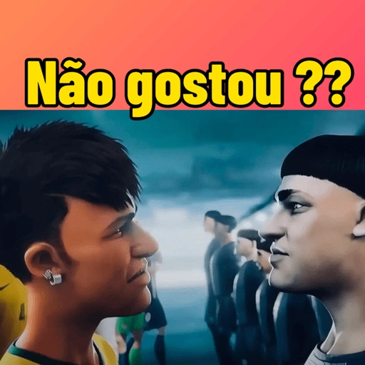 Figurinha de Neymar VS Robot para WhatsApp (6 de 10)