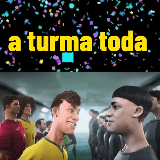 Figurinha de Neymar VS Robot para WhatsApp (10 de 10)