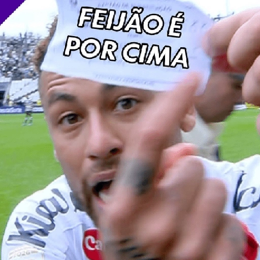 Figurinha de Neymar para WhatsApp (30 de 30)