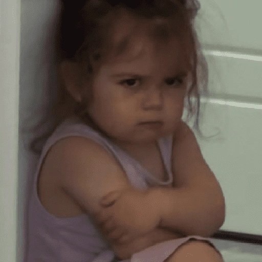 Figurinha de niñas caras graciosas 😆 para WhatsApp (6 de 9)
