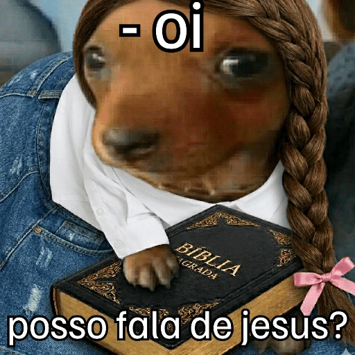 Figurinha de OI POSSO FALA? para WhatsApp (13 de 23)