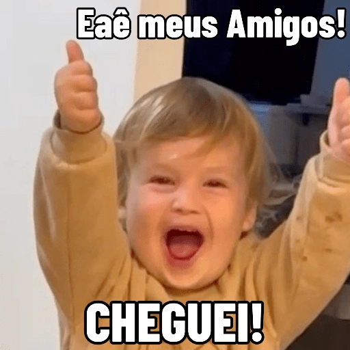 Figurinha de Opa, Cheguei! 🤙🏻 para WhatsApp (2 de 16)