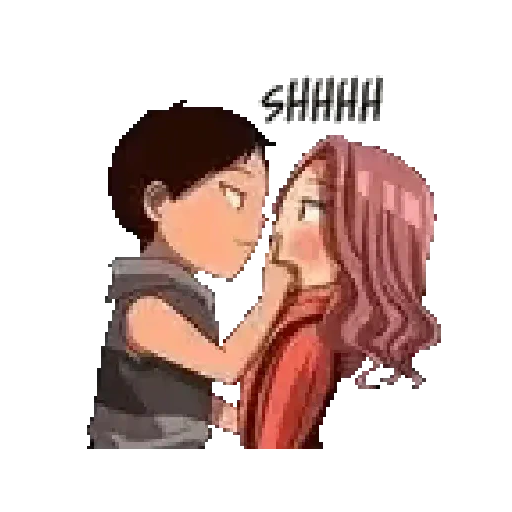 Figurinha de Parejita de enamorados 👩‍❤️‍👨💞 (5 de 15)