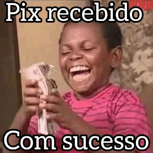 Figurinha de Pix para WhatsApp (1 de 9)