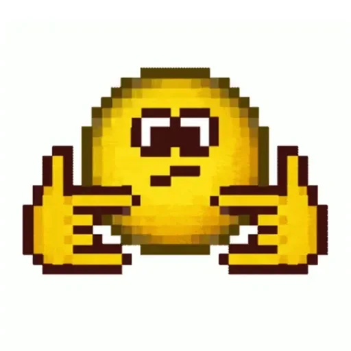 Figurinha de PIXEL EMOJI 🤪 para WhatsApp (6 de 15)