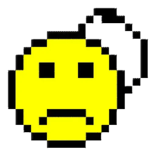 Figurinha de PIXEL emojis para WhatsApp (5 de 29)