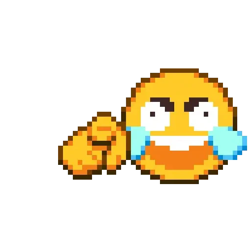 Figurinha de PIXEL emojis para WhatsApp (7 de 29)
