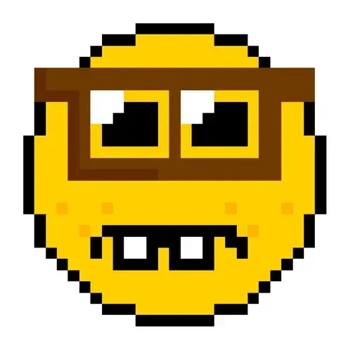 Figurinha de PIXEL emojis para WhatsApp (29 de 29)