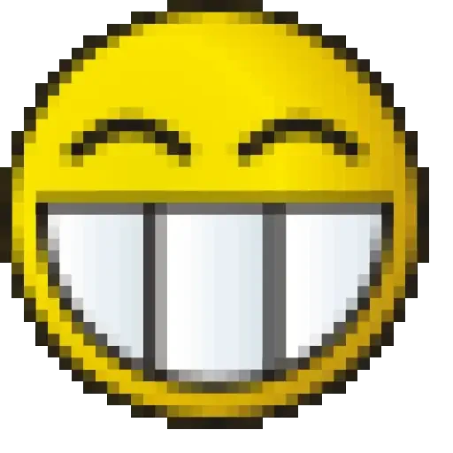 Figurinha de Pixel Emojis🟡 para WhatsApp (3 de 18)