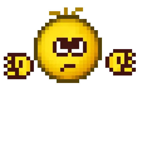 Figurinha de Pixel Emojis🟡 para WhatsApp (6 de 18)