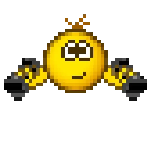 Figurinha de Pixel Emojis🟡 para WhatsApp (9 de 18)