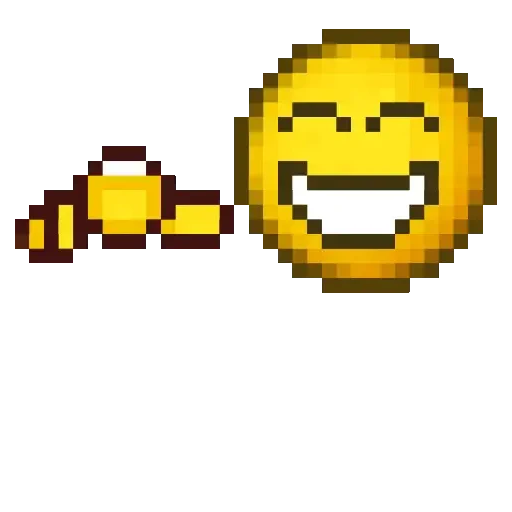 Figurinha de Pixel Emojis🟡 para WhatsApp (10 de 18)