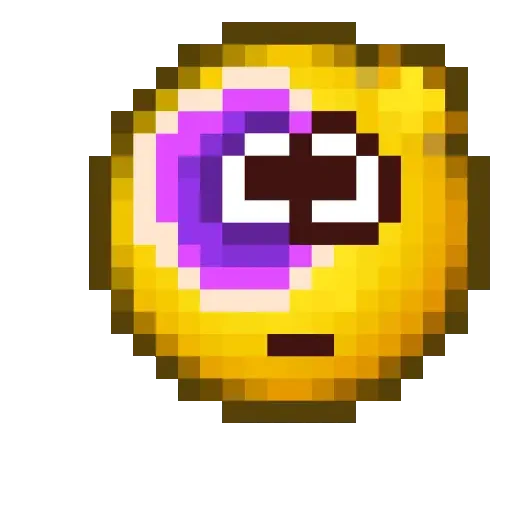 Figurinha de Pixel Emojis🟡 para WhatsApp (12 de 18)