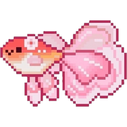 Figurinha de pixel pink para WhatsApp (2 de 10)