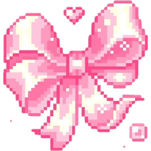 Figurinha de pixel pink para WhatsApp (5 de 10)