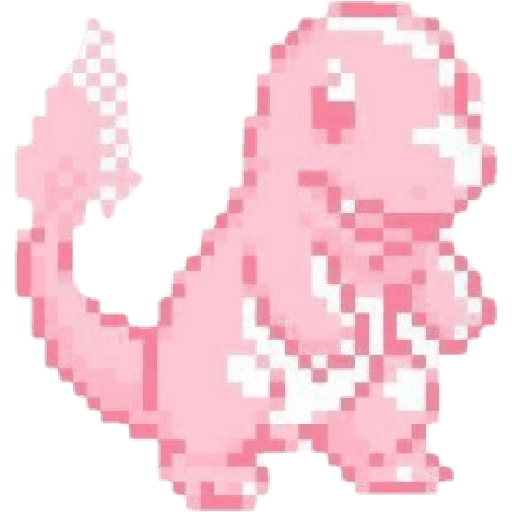 Figurinha de pixel pink para WhatsApp (9 de 10)