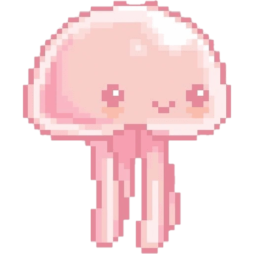 Figurinha de pixel pink para WhatsApp (10 de 10)