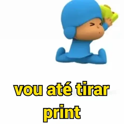 Figurinha de pocoyo responde para WhatsApp (3 de 15)