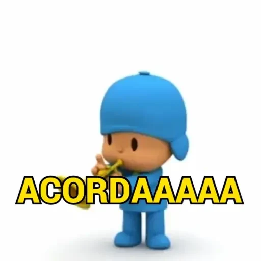 Figurinha de pocoyo responde para WhatsApp (4 de 15)