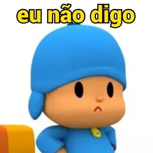 Figurinha de pocoyo responde para WhatsApp (9 de 15)