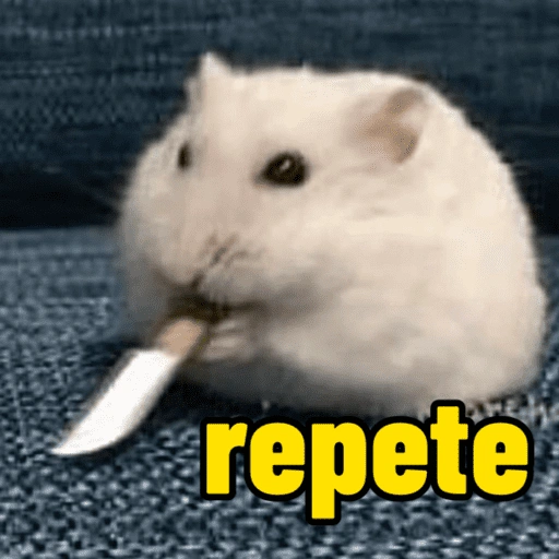 Figurinha de ratinho reativo 🐭 (4 de 17)