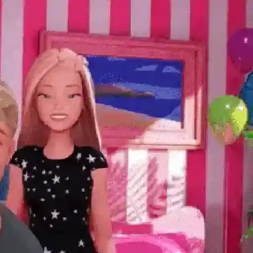 Figurinha de Reações Barbie para WhatsApp (6 de 12)