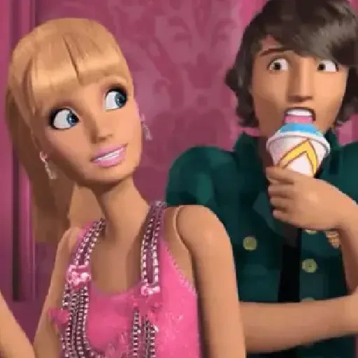 Figurinha de Reações Barbie para WhatsApp (7 de 12)