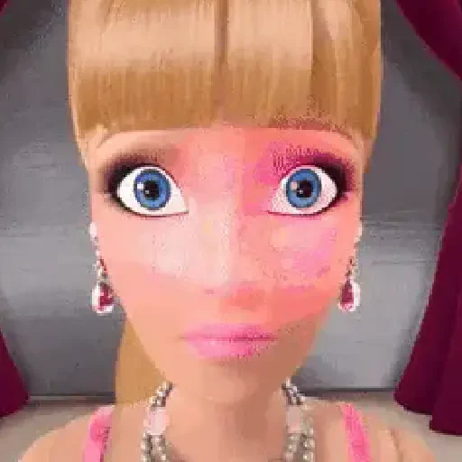 Figurinha de Reações Barbie para WhatsApp (9 de 12)