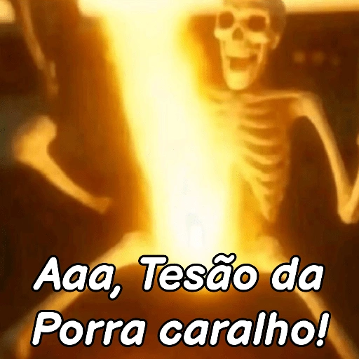Figurinha de Reação de TESÃO 🔥 para WhatsApp (8 de 8)