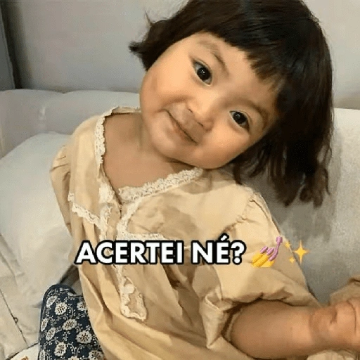 Figurinha de Reagindo com Coreaninha😍 (2 de 18)