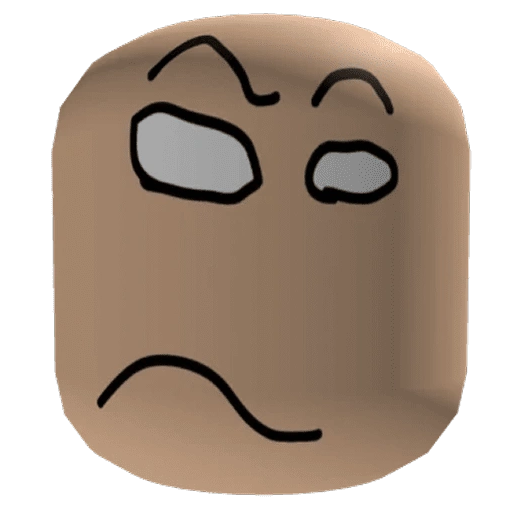 Figurinha de roblox emote face 🗿 (1 de 15)