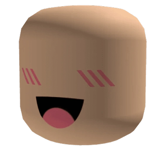 Figurinha de roblox emote face 🗿 (2 de 15)