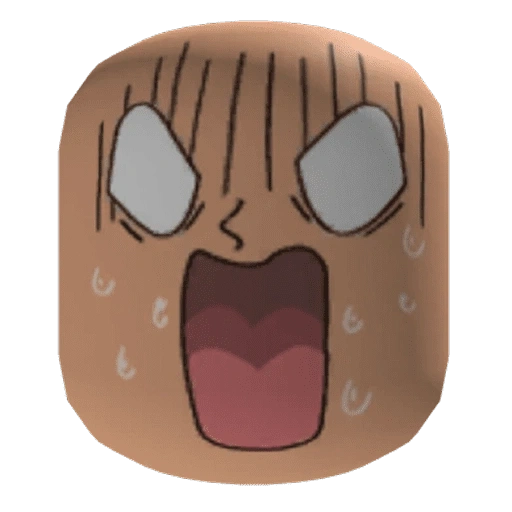 Figurinha de roblox emote face 🗿 (3 de 15)