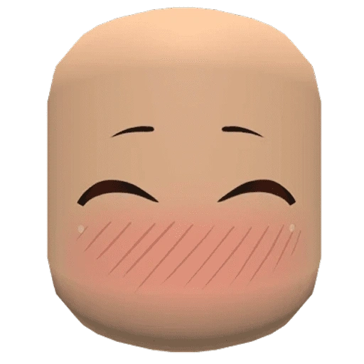 Figurinha de roblox emote face 🗿 (9 de 15)