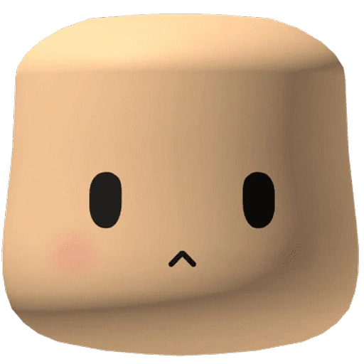 Figurinha de roblox emote face 🗿 (10 de 15)
