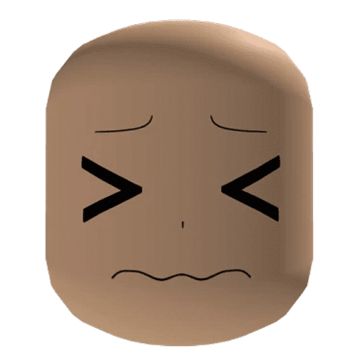 Figurinha de roblox emote face 🗿 (13 de 15)
