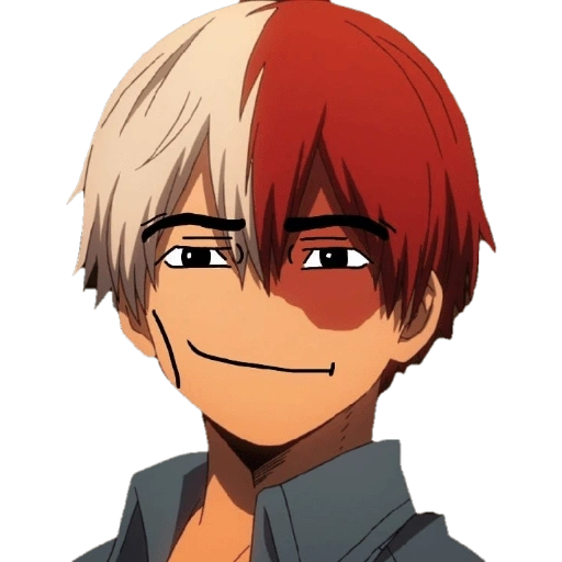 Figurinha de shoto todoroki anime (3 de 18)