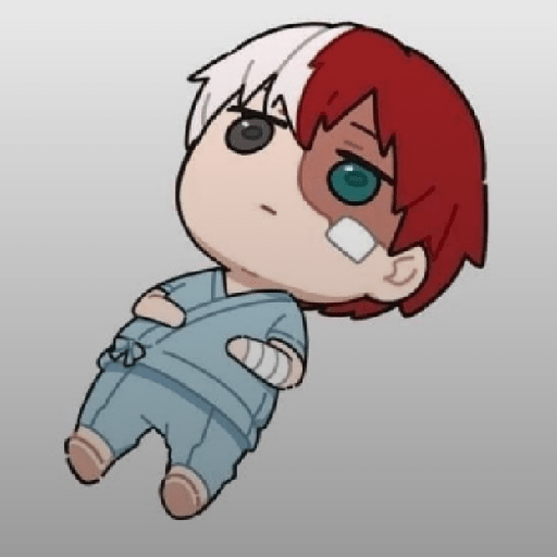 Figurinhas de shoto todoroki anime para WhatsApp
