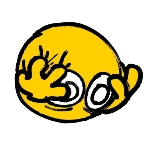 Figurinha de silly face emoji para WhatsApp (5 de 12)