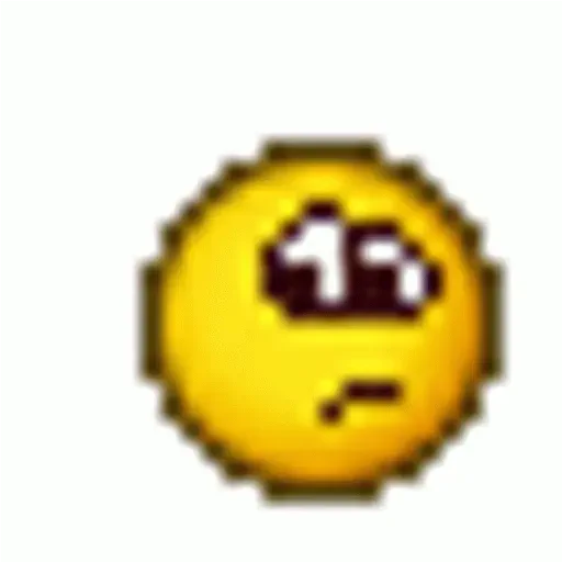 Figurinha de silly yellow emoji gif pixel (17 de 22)