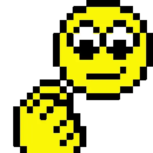 Figurinha de silly yellow emoji gif pixel (18 de 22)