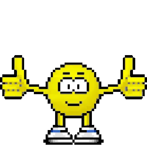 Figurinha de silly yellow emoji gif pixel (19 de 22)